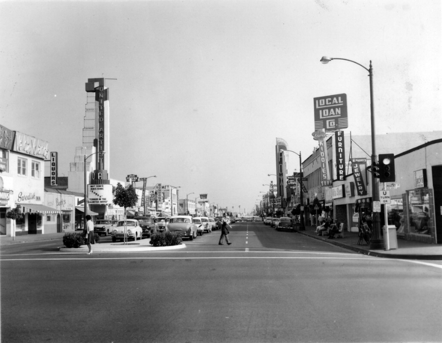 United Artist Theater - Fox Theater June, 1961- photo courtesy of the Inglewood Public Library Collection